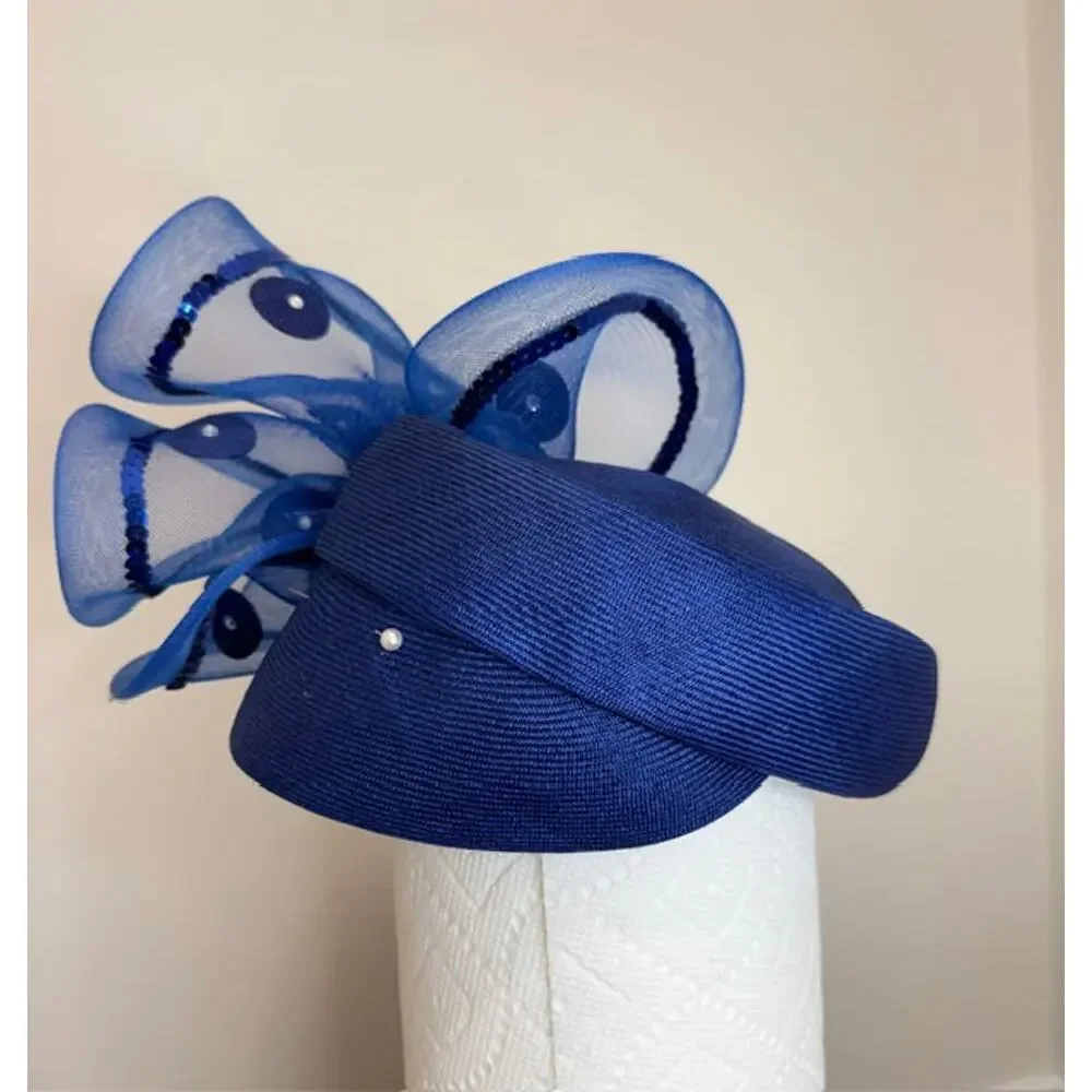 Anita Pineault Royal Blue Fascinator Hat